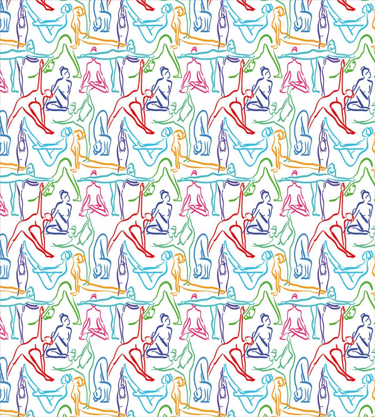 Doodle Woman Silhouettes — Pattern