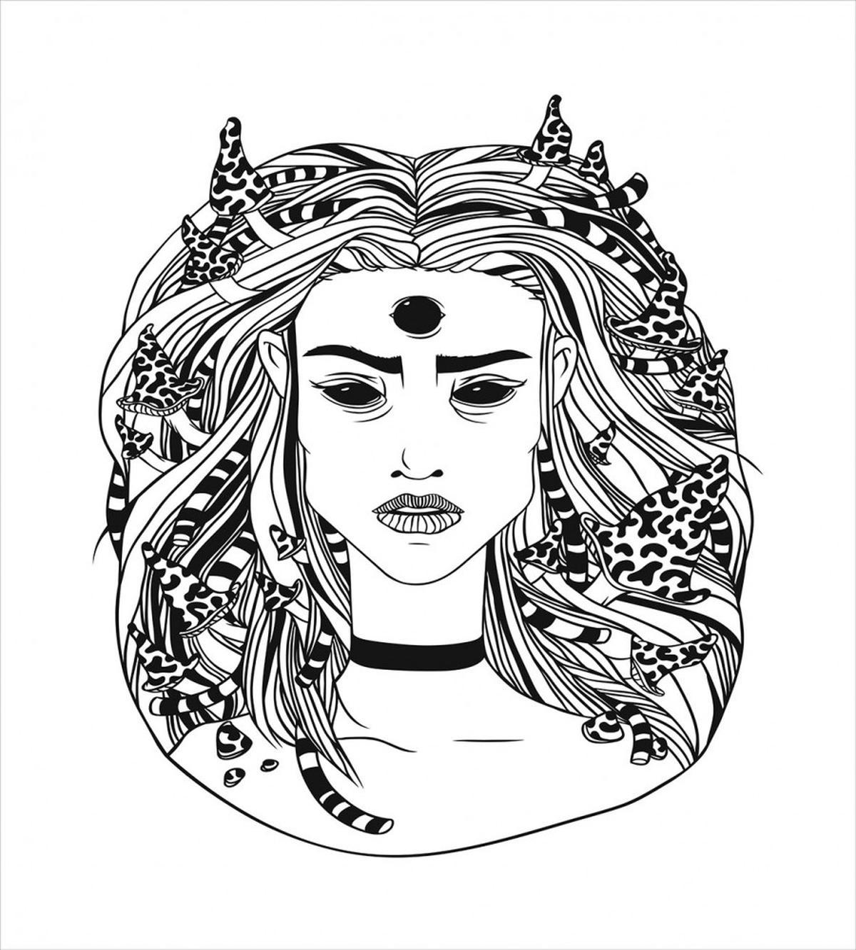 Young Forest Witch Mushroom — Pattern