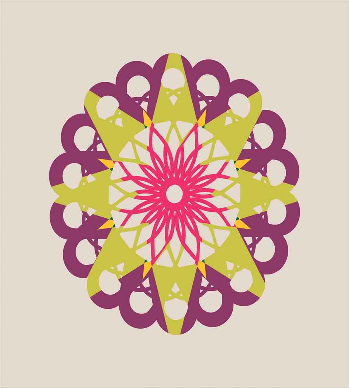 Triangles Half Circles — Pattern