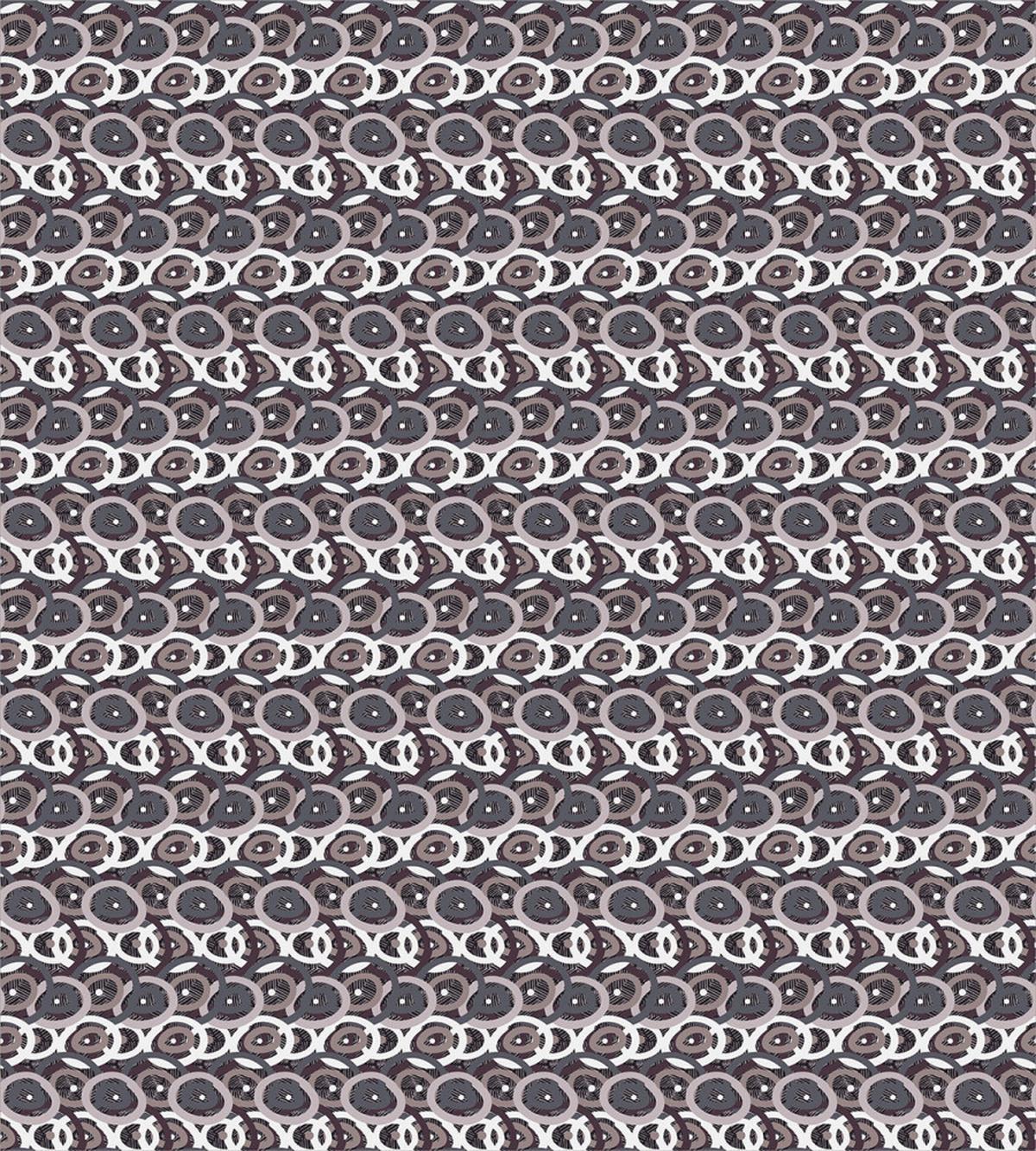 Hatched Overlaying Circles — Pattern