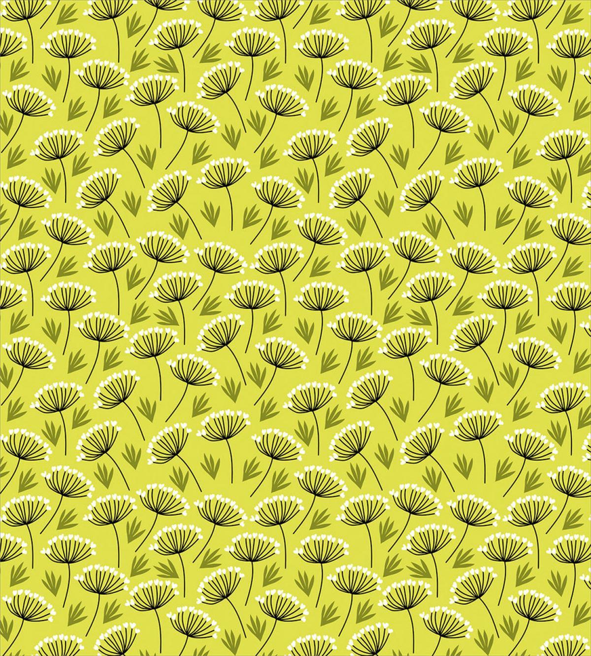 Doodle Style Branches Herbs — Pattern