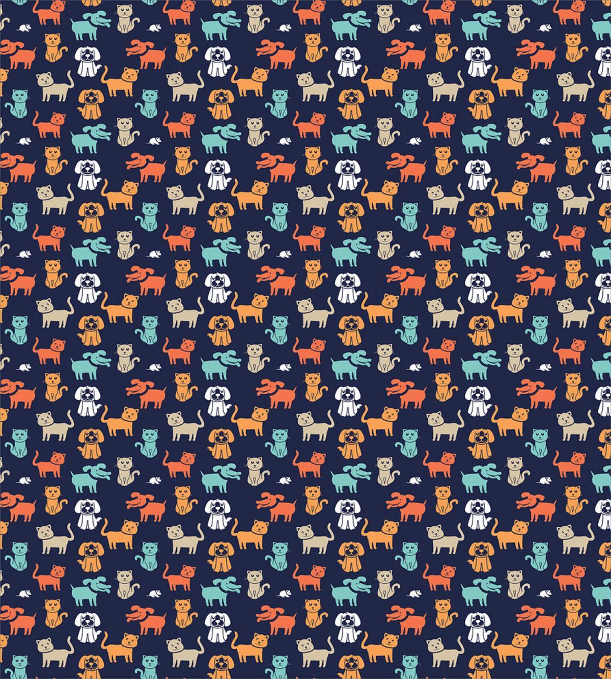Cat Dog and Mouse — Pattern