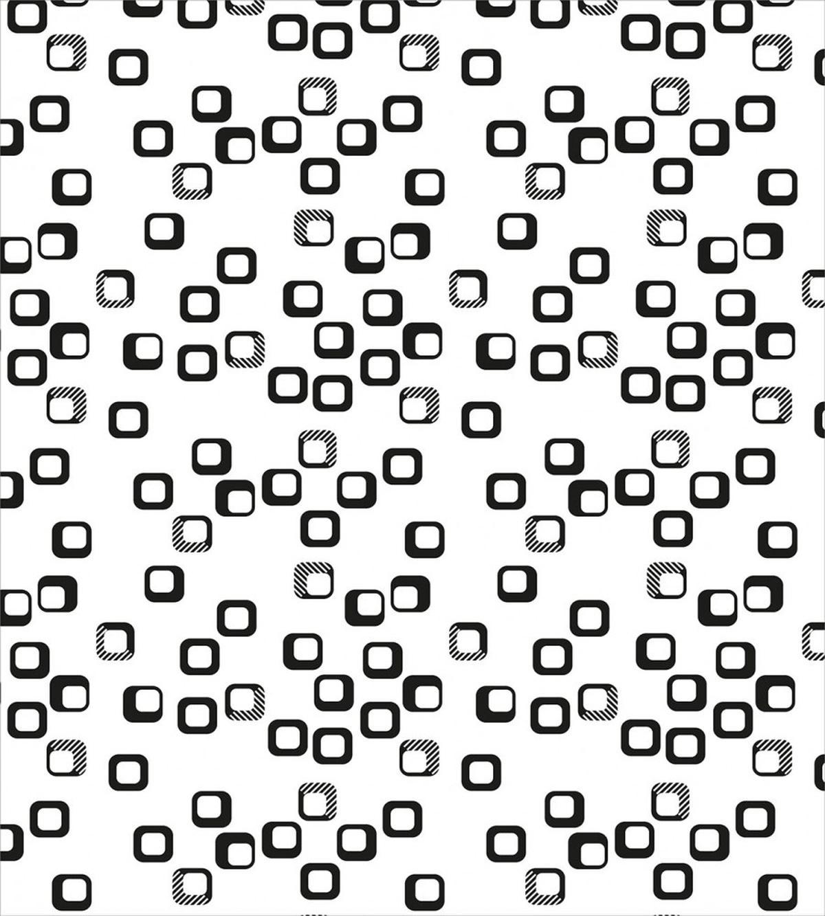 Modern Monochrome Squares — Pattern