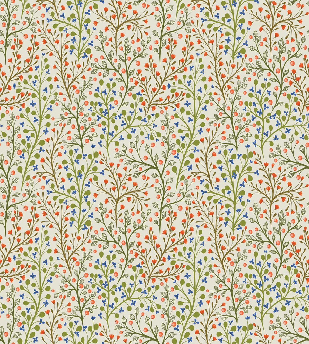 Small Flowers and Berries — Pattern