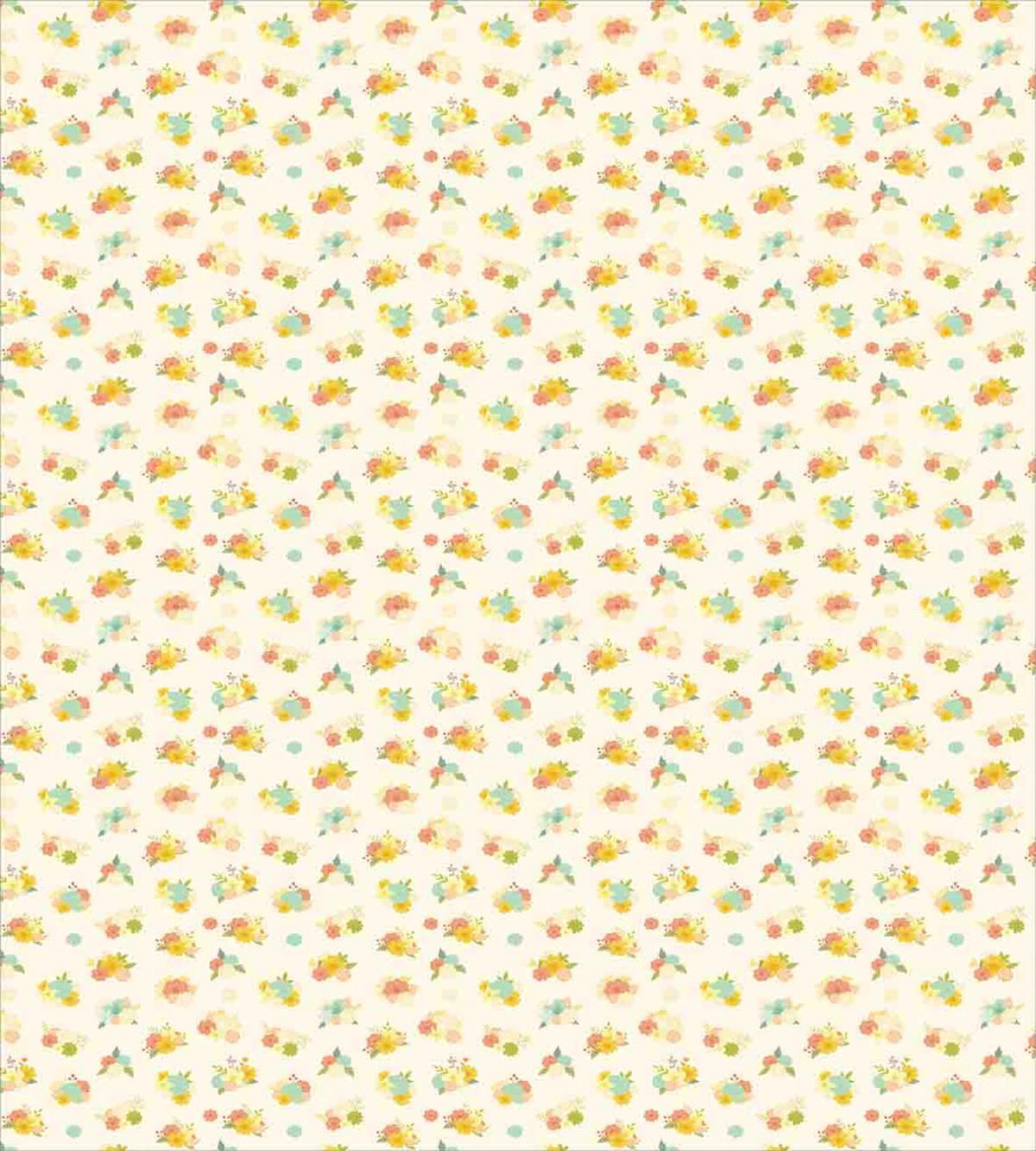 Nostalgic Blooming Flowers — Pattern