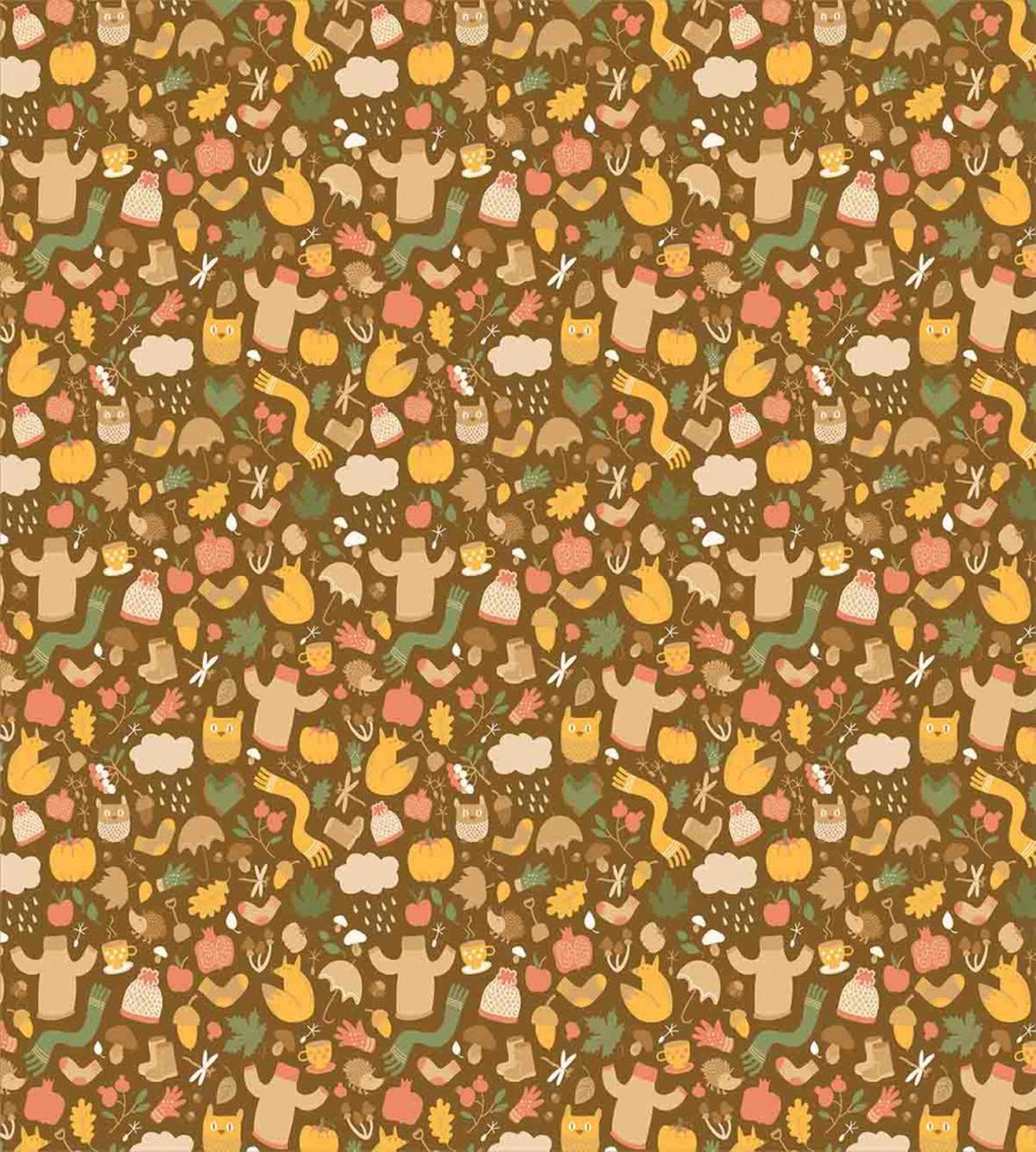 Fall Season Elements — Pattern