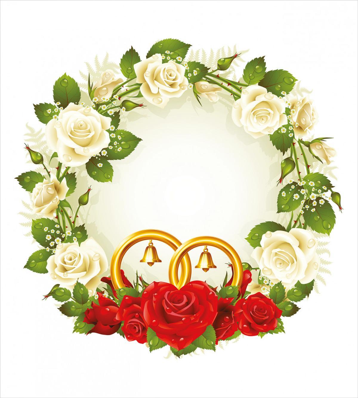 Roses Wedding Rings — Pattern