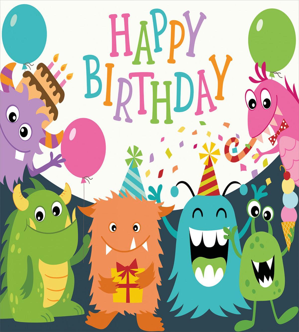 Monster Birthday — Pattern