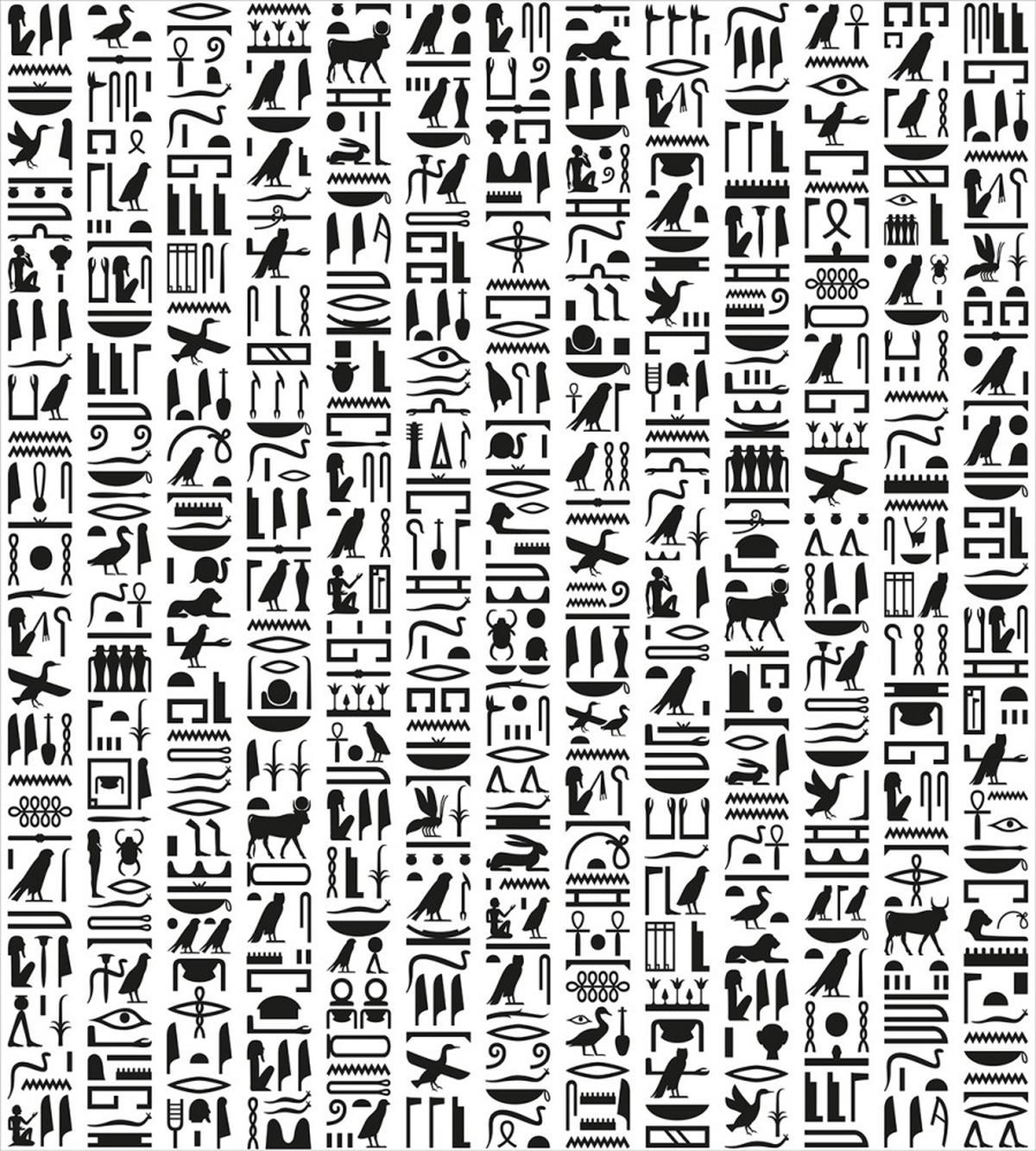 Monochrome Hieroglyphs — Pattern