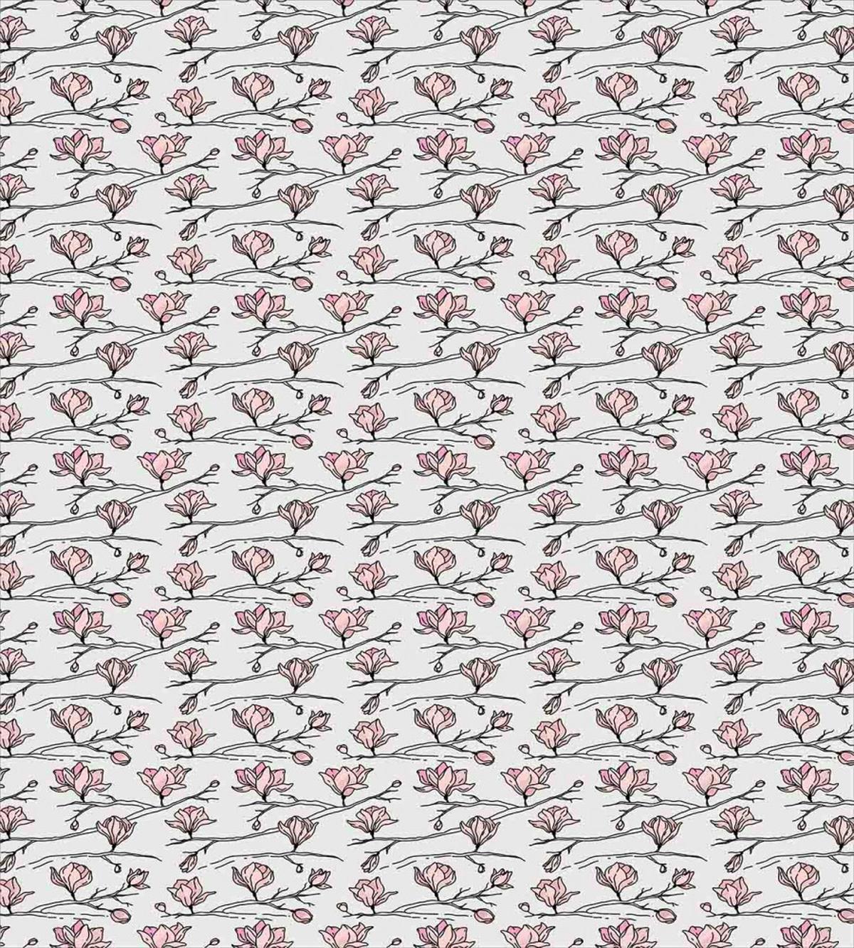 Linear Drawn Blooming — Pattern