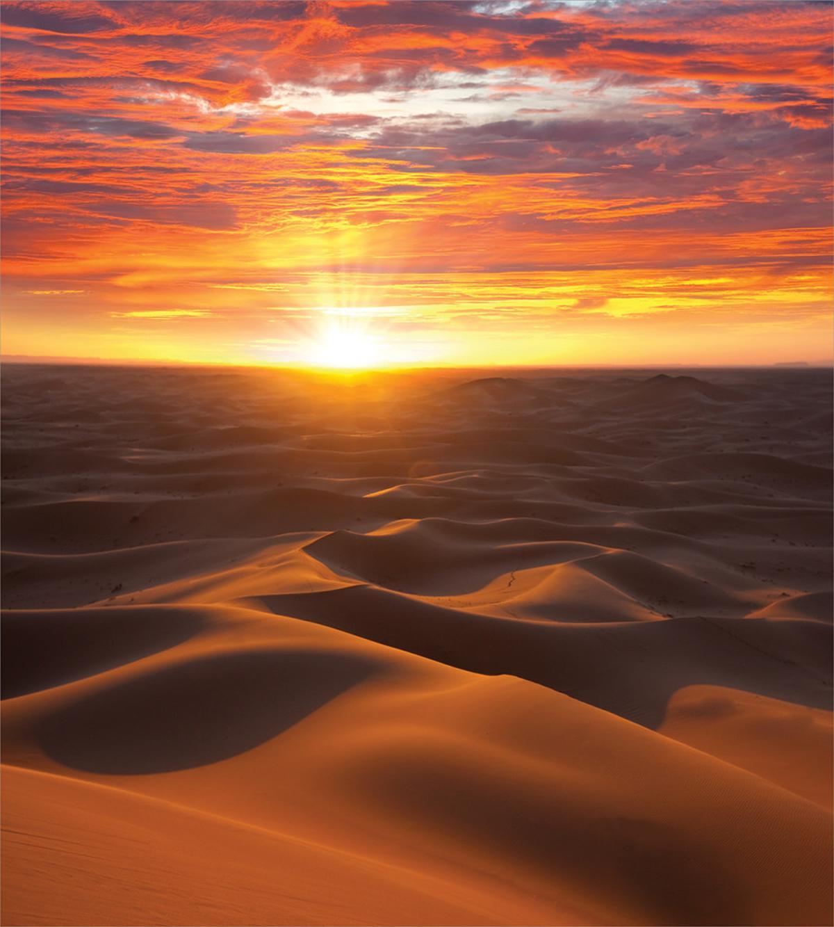 Dramatic Sunset Scenery — Pattern