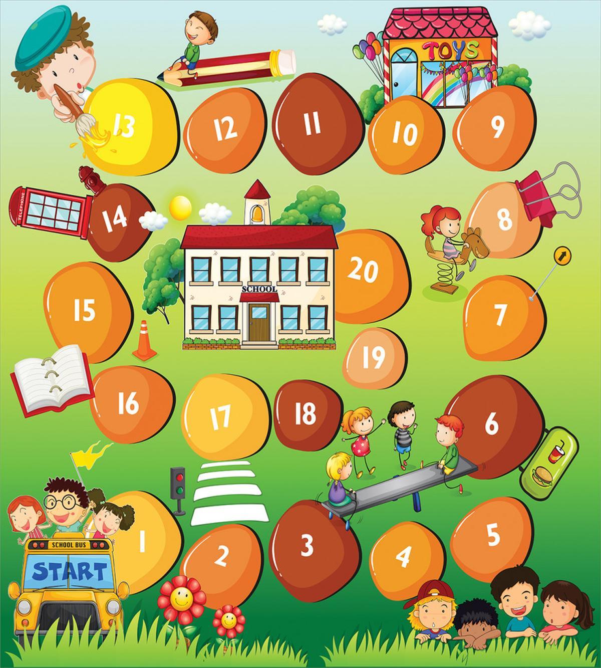 Going to School — Pattern