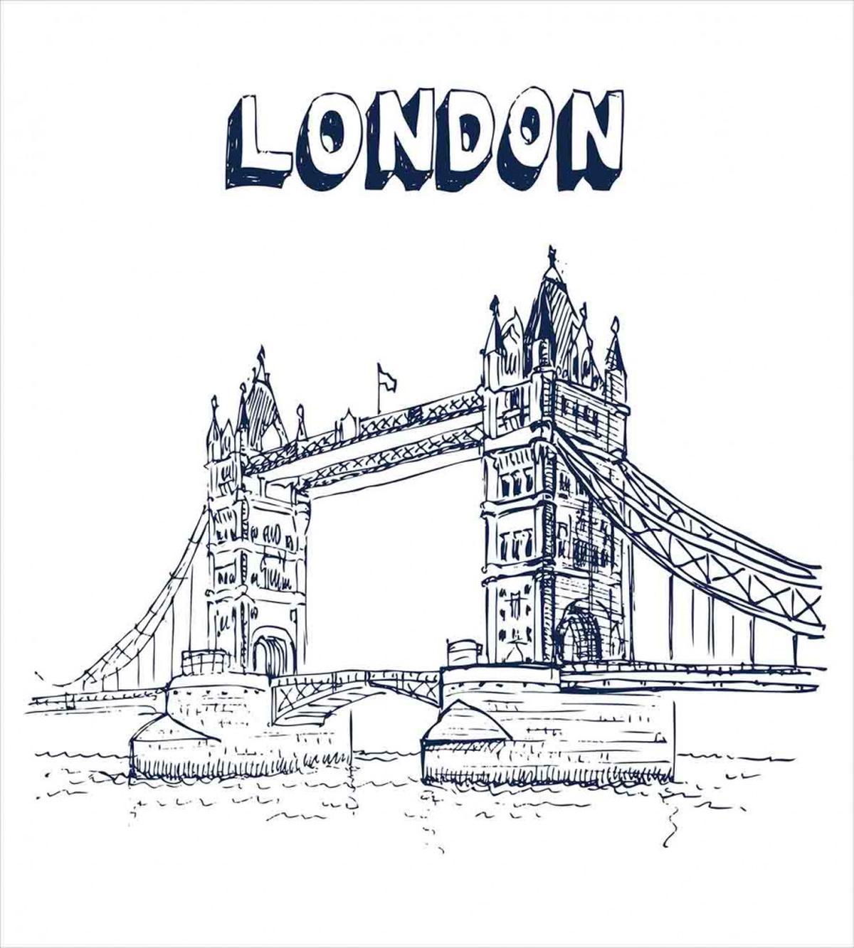 Europe Big Ben Landmark — Pattern