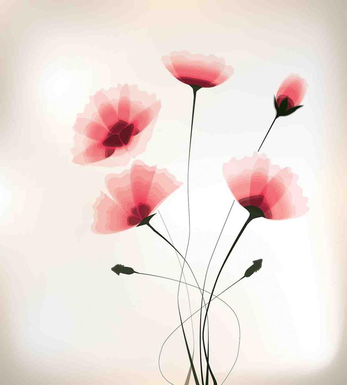 Romantic Buds Flowers — Pattern