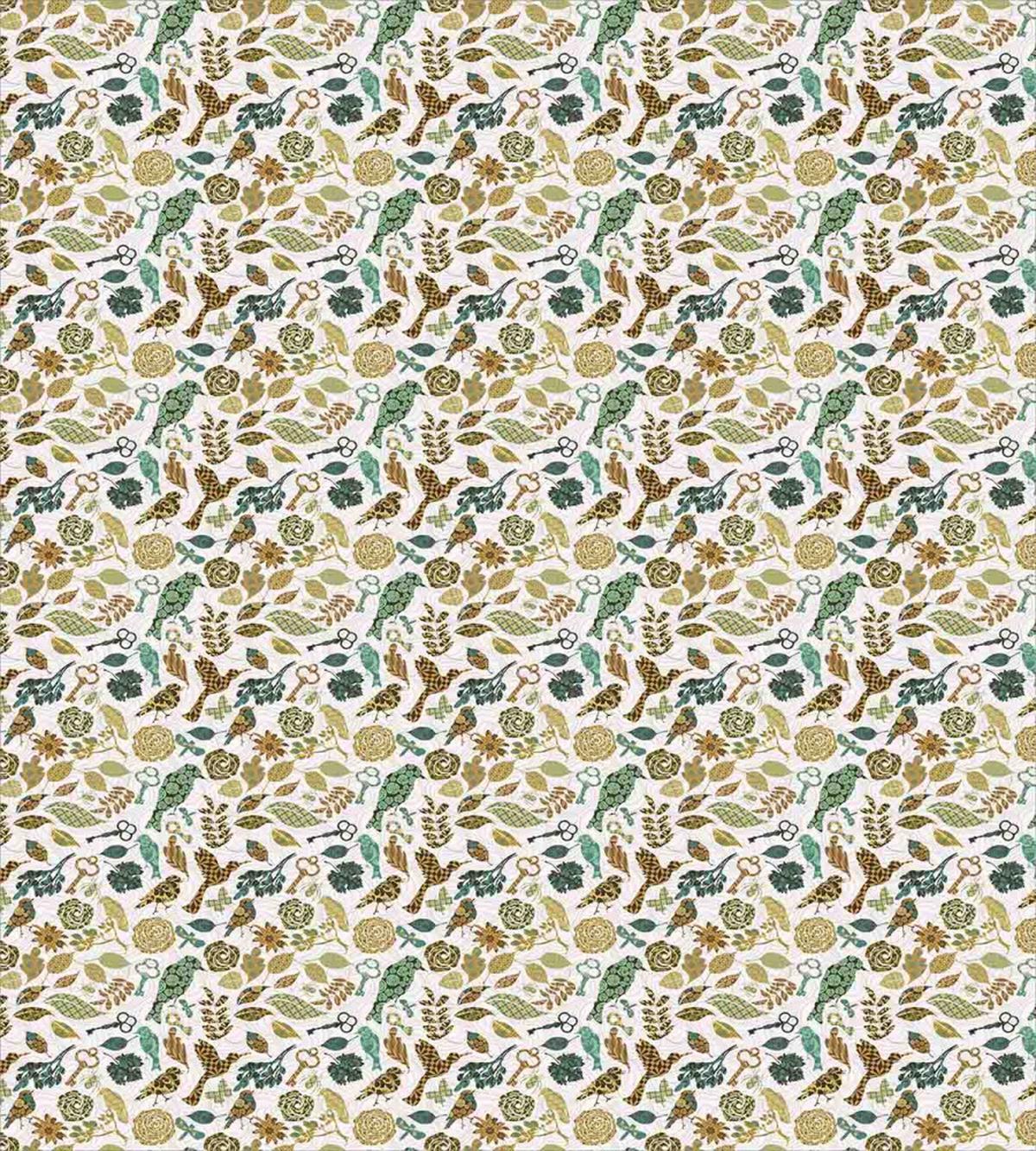 Birds and Dragonflies — Pattern