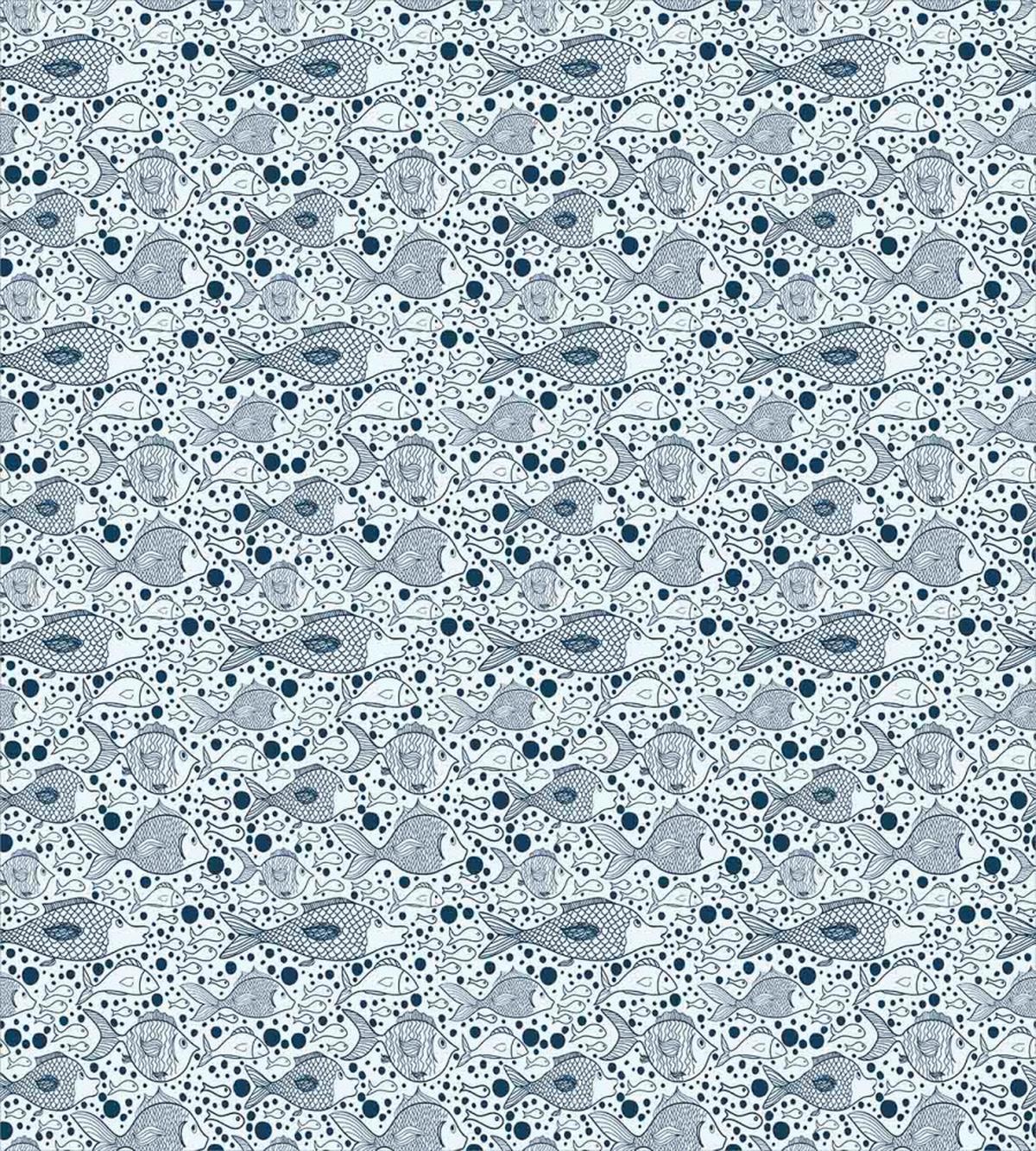 Fishes and Bubbles — Pattern