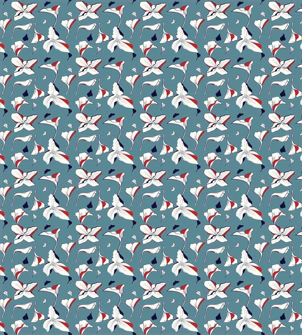 Flowers with Drooping Petals — Pattern