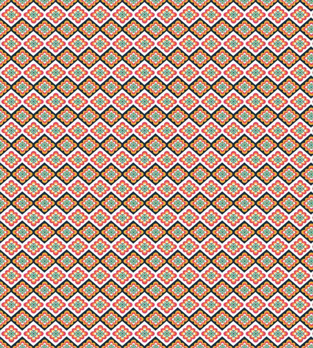 Checkered Folkloric Vibrant — Pattern