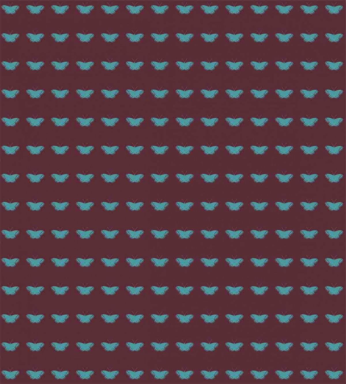 Blue Wings on Dark — Pattern