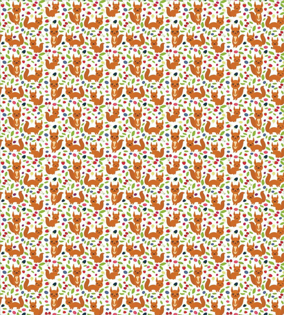 Exotic Berries Leaves — Pattern
