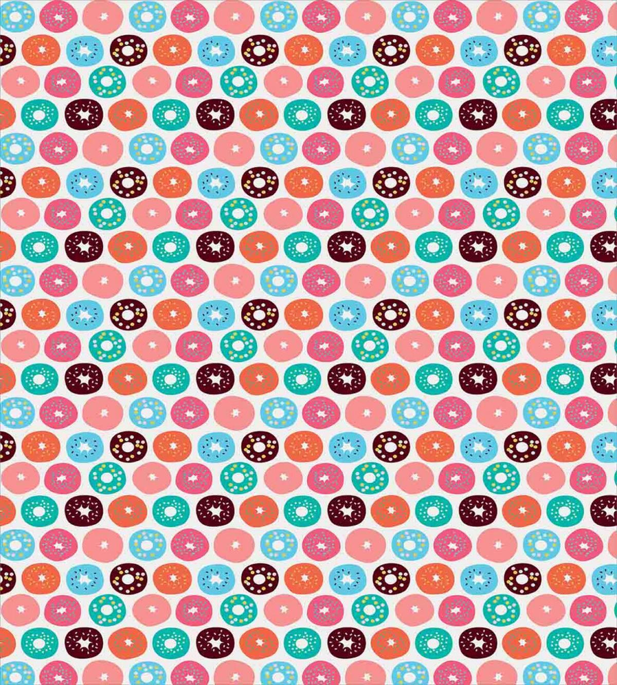 Donut Macaron Dessert — Pattern