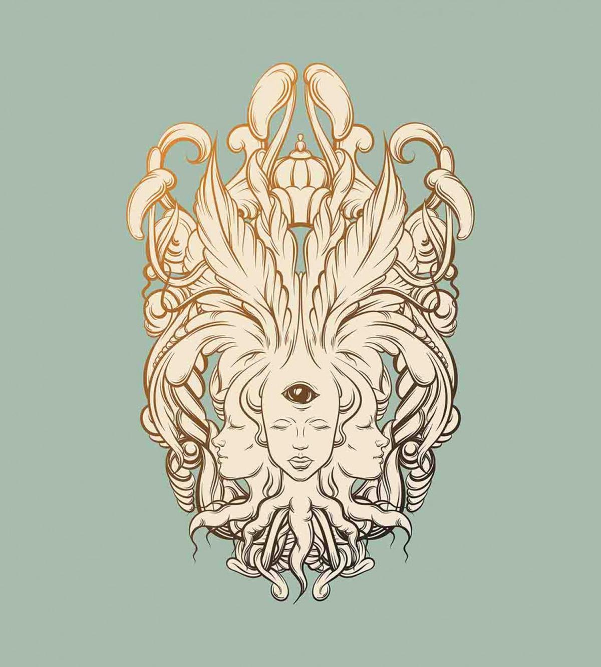 Fortune Teller Artwork — Pattern