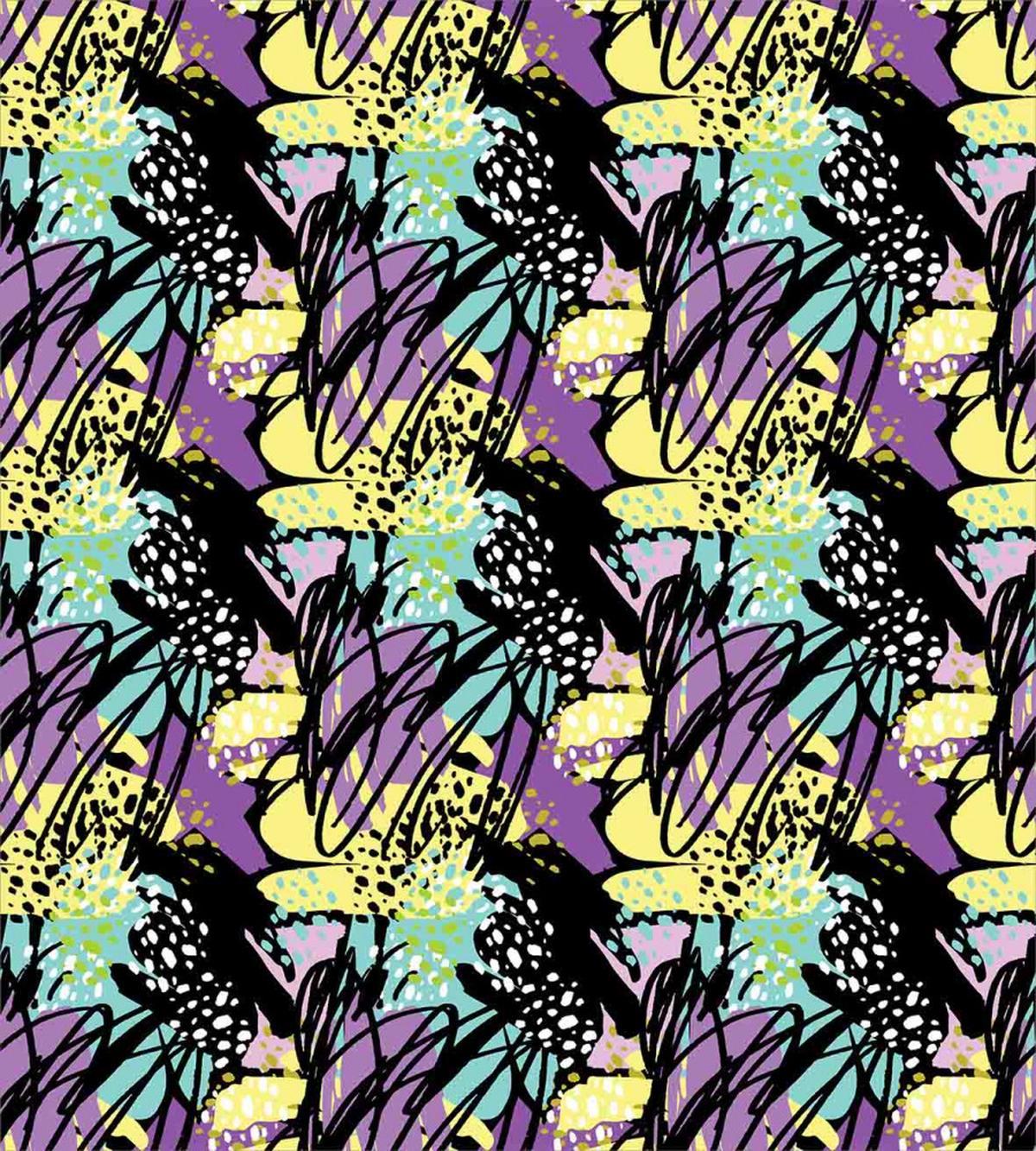 Brush Strokes Modern Art — Pattern