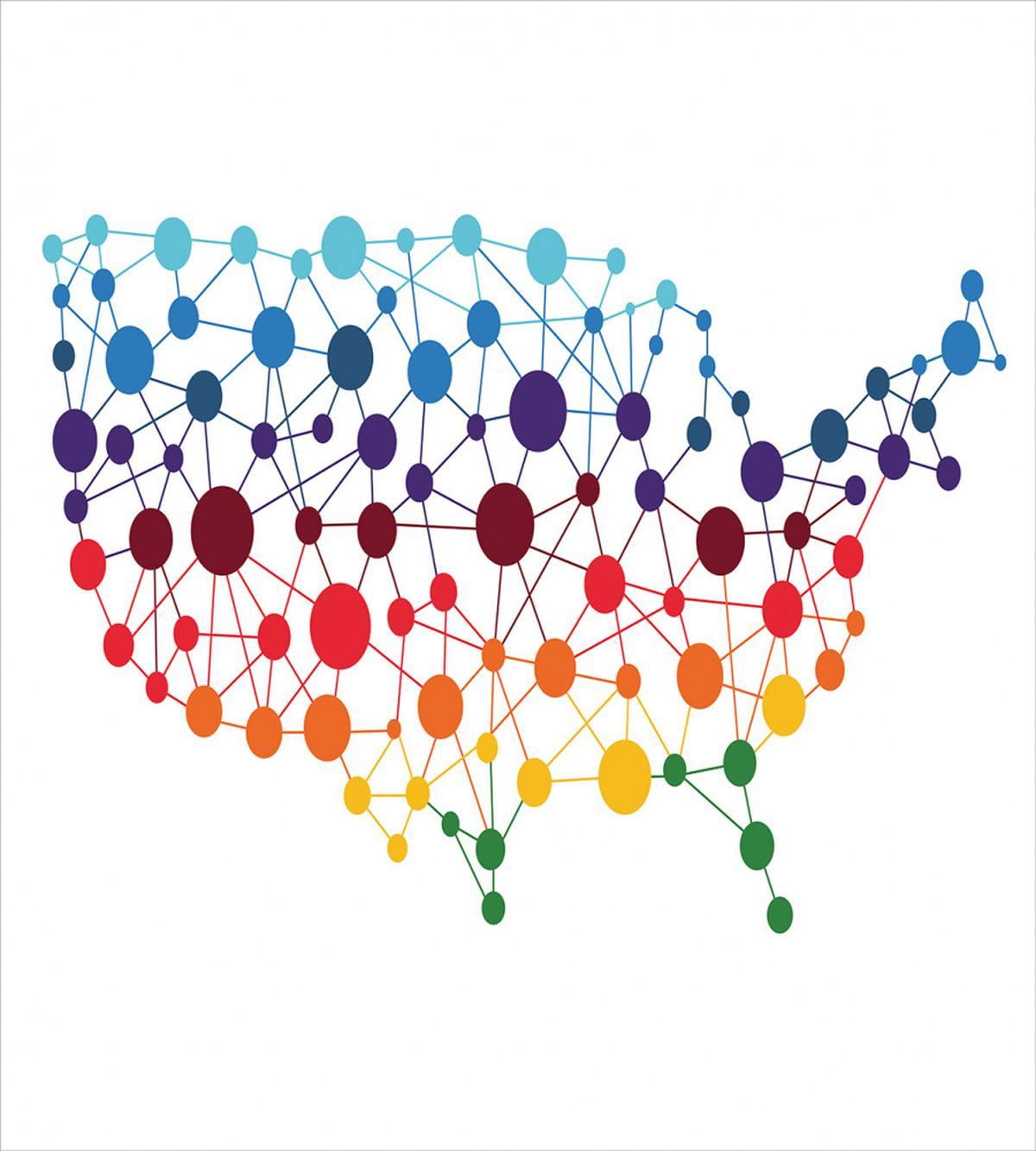 Dotted American Country — Pattern