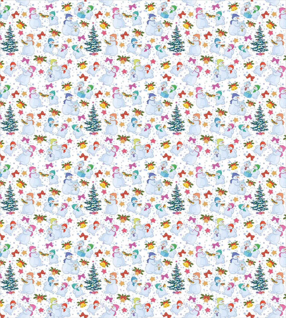 Snowman Pines Robbons — Pattern