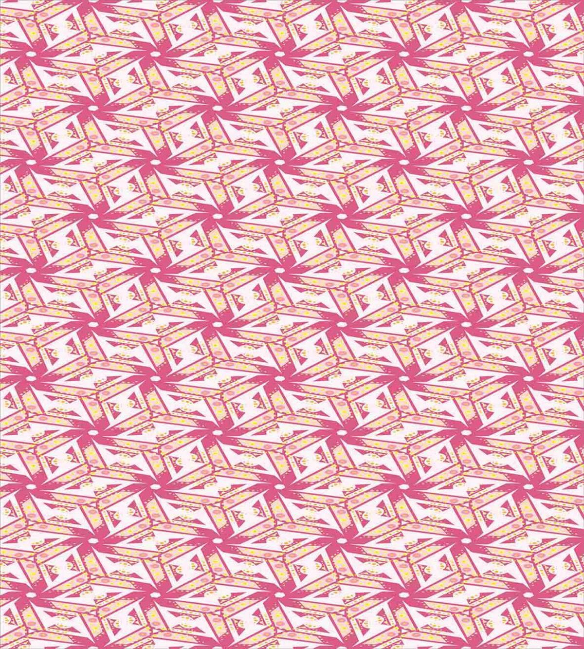Floral Grunge Retro — Pattern