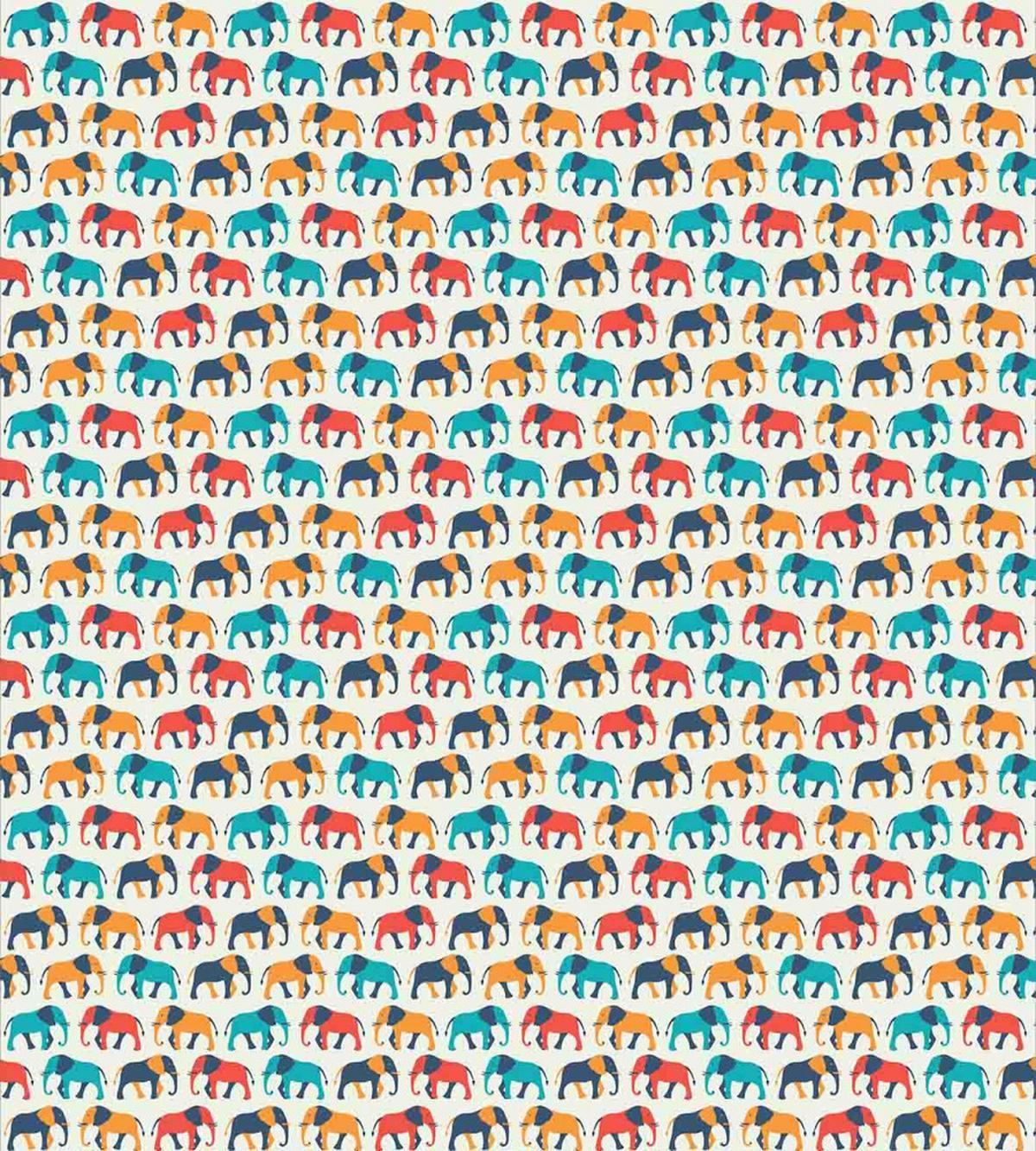 Retro Colorful Safari — Pattern