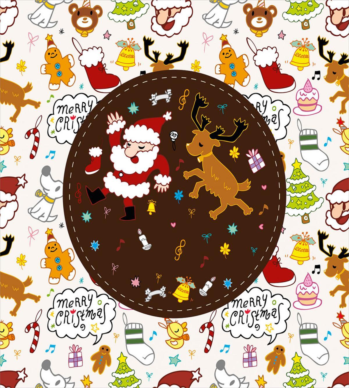 Dancing Santa Deer — Pattern