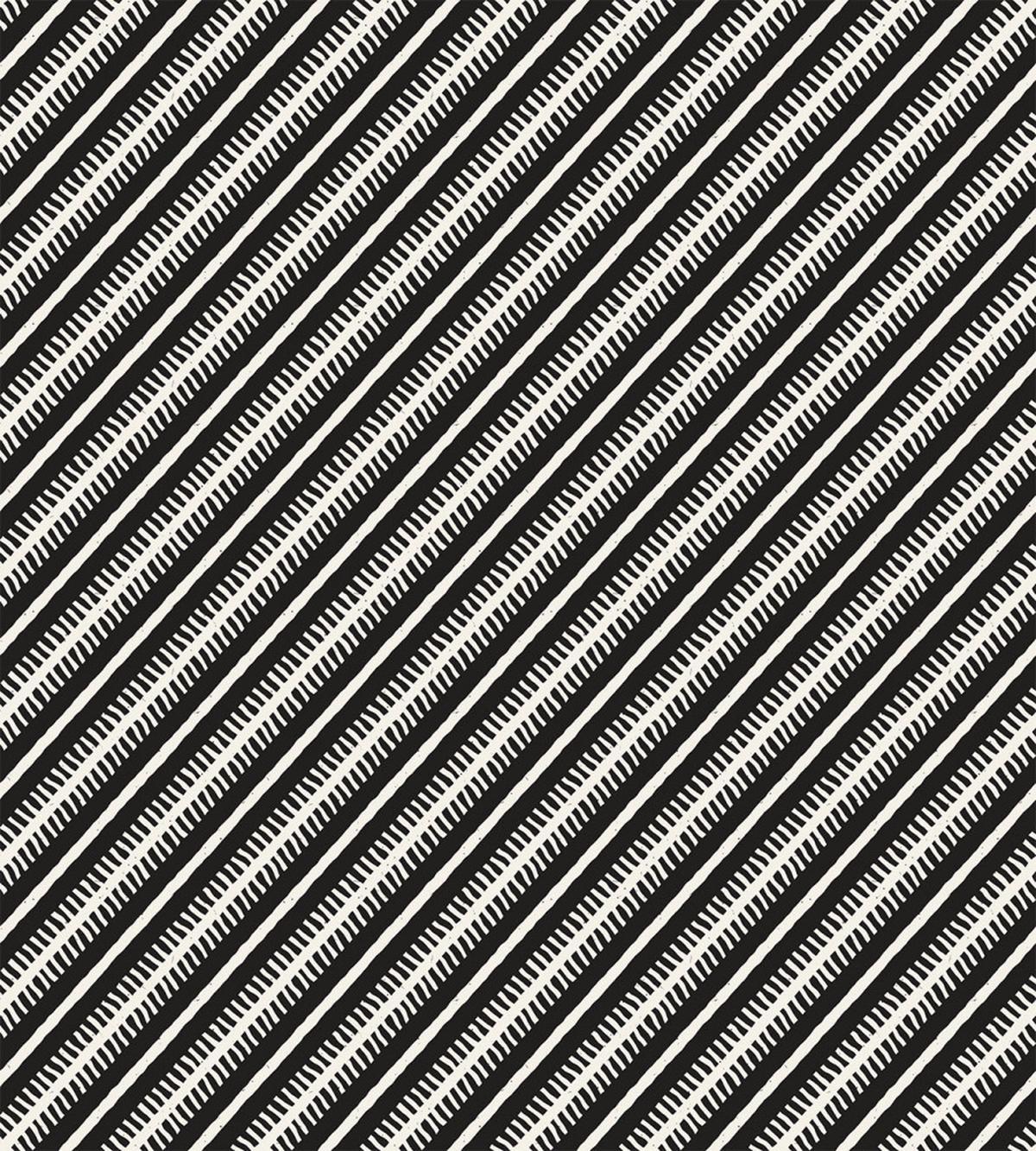 Diagonal Zip Motif and Lines — Pattern