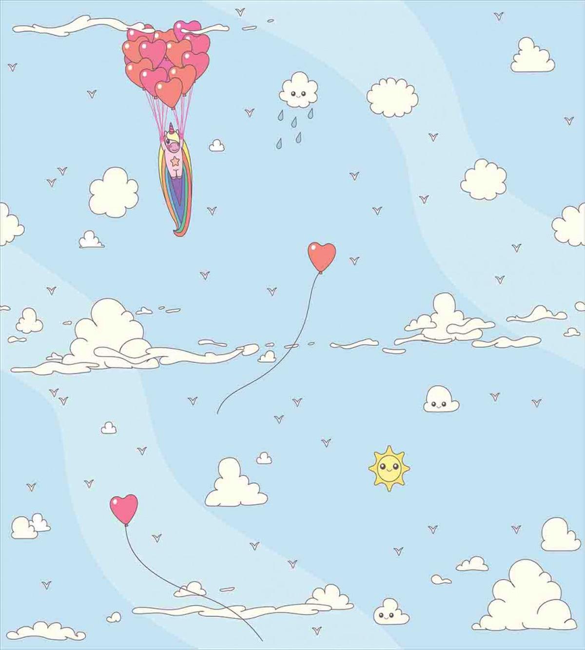 Balloons in Sky — Pattern