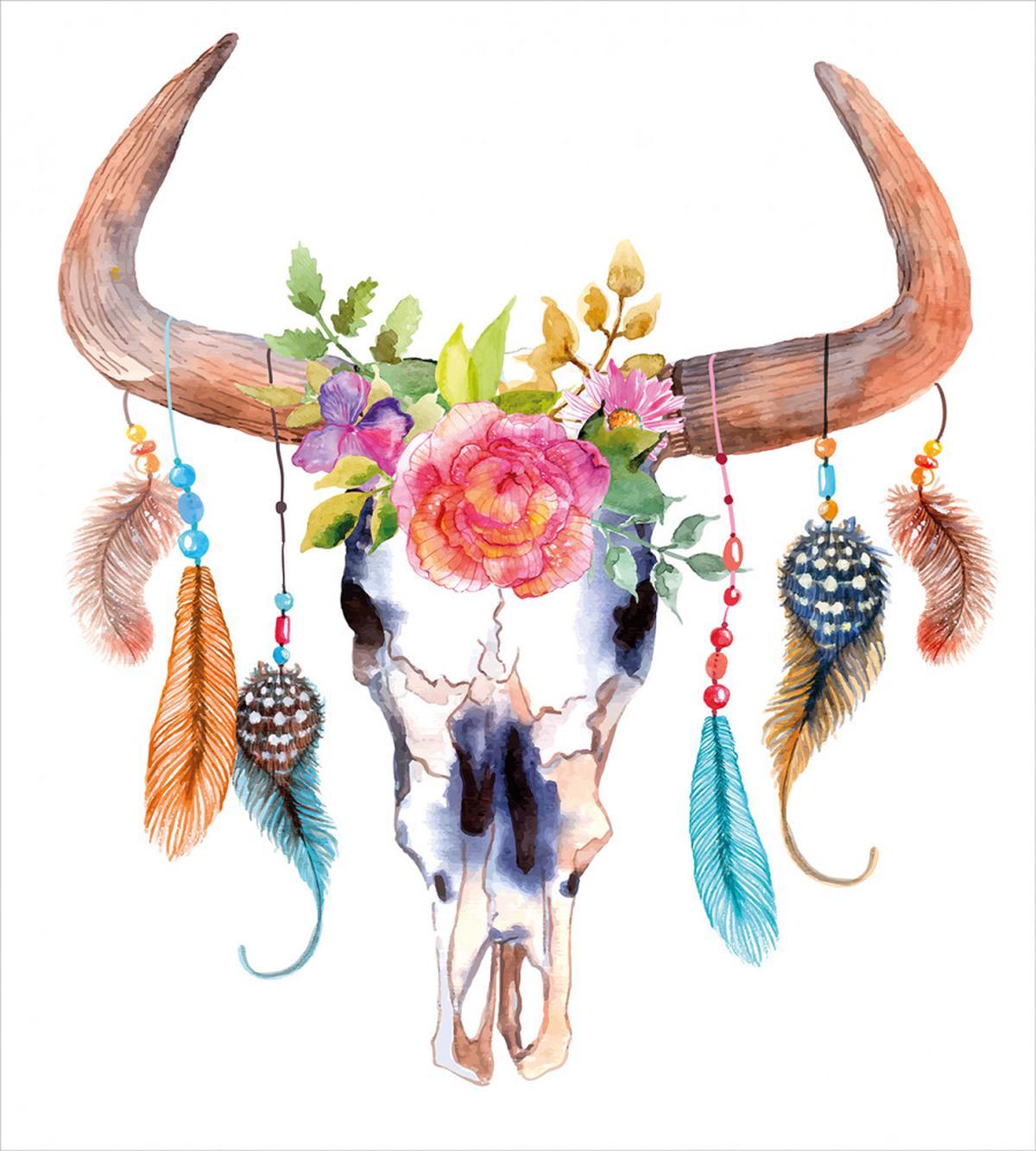 Bull Skull — Pattern