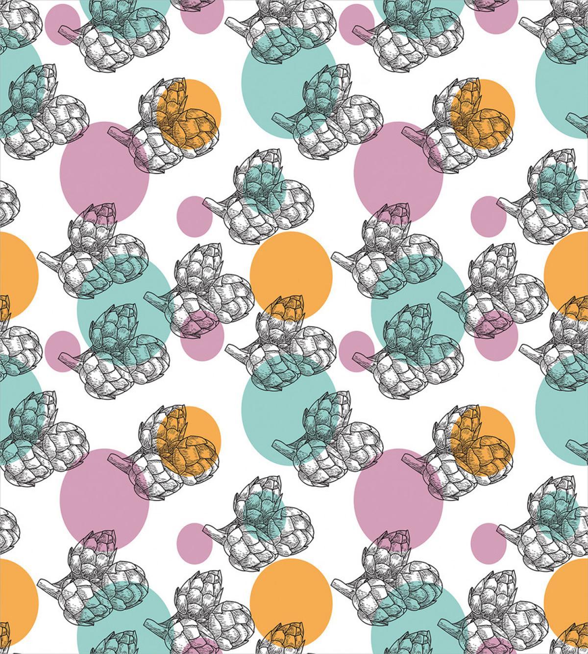 Black White Vegetable — Pattern
