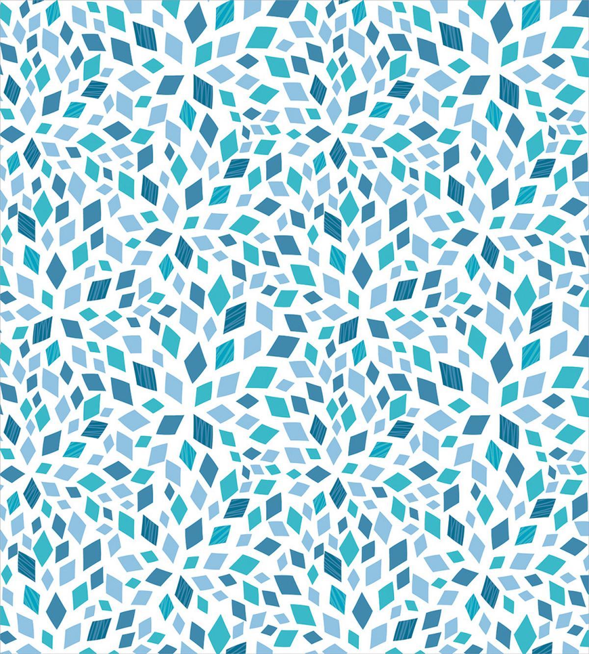 Abstract Mosaic Blue Tones — Pattern