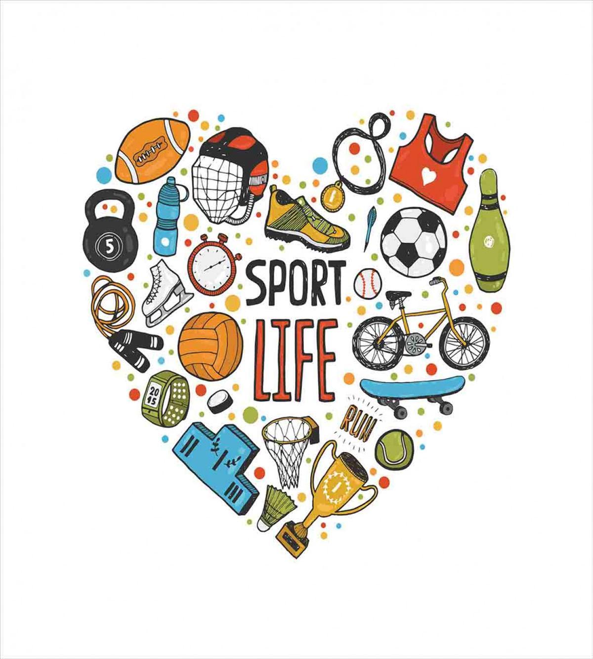 Heart with Sport — Pattern