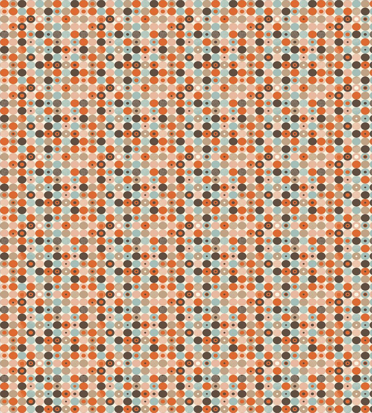 Vintage Color Circles — Pattern