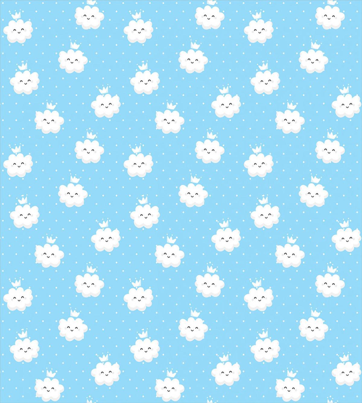Polka Dots Clouds — Pattern