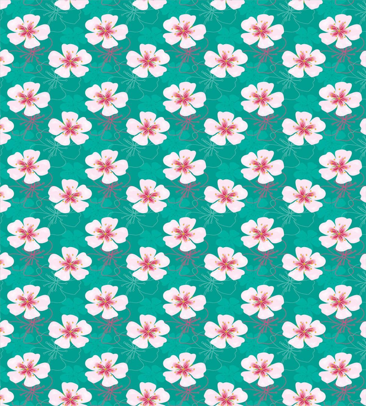 Simple Garden Flower Motifs — Pattern