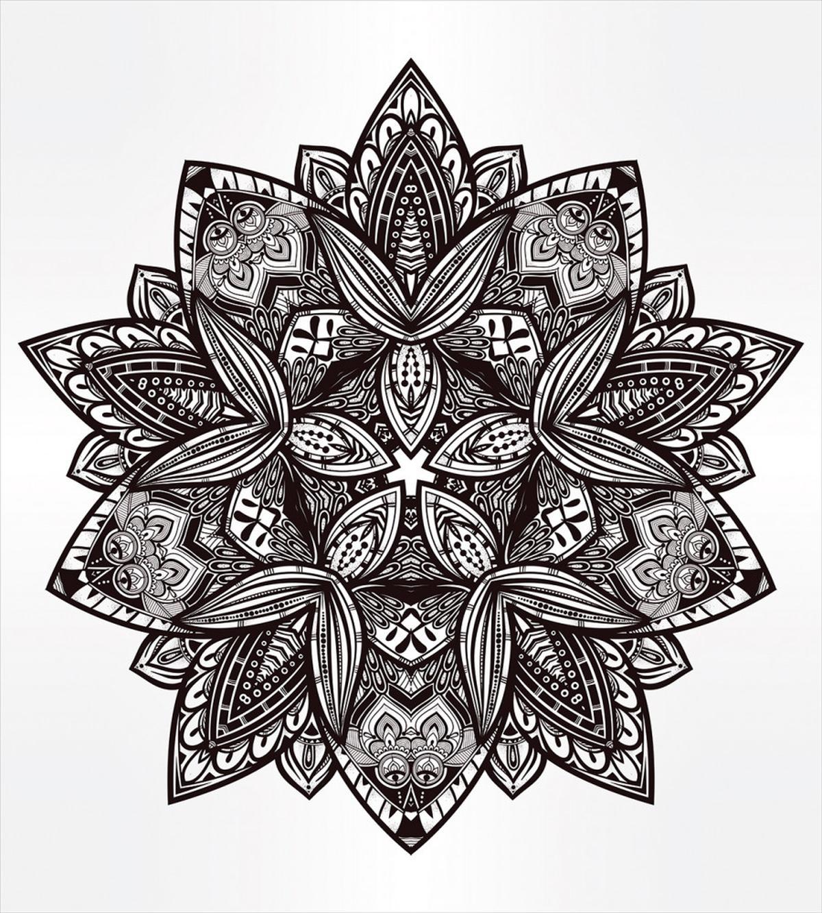 Floral Tattoo Art — Pattern
