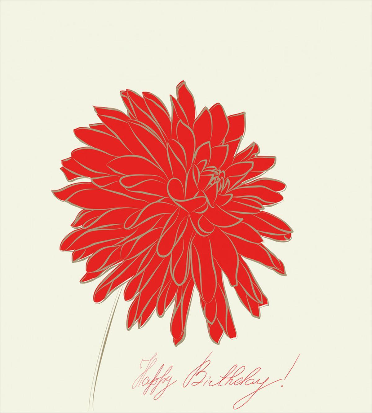 Retro Single Flower — Pattern