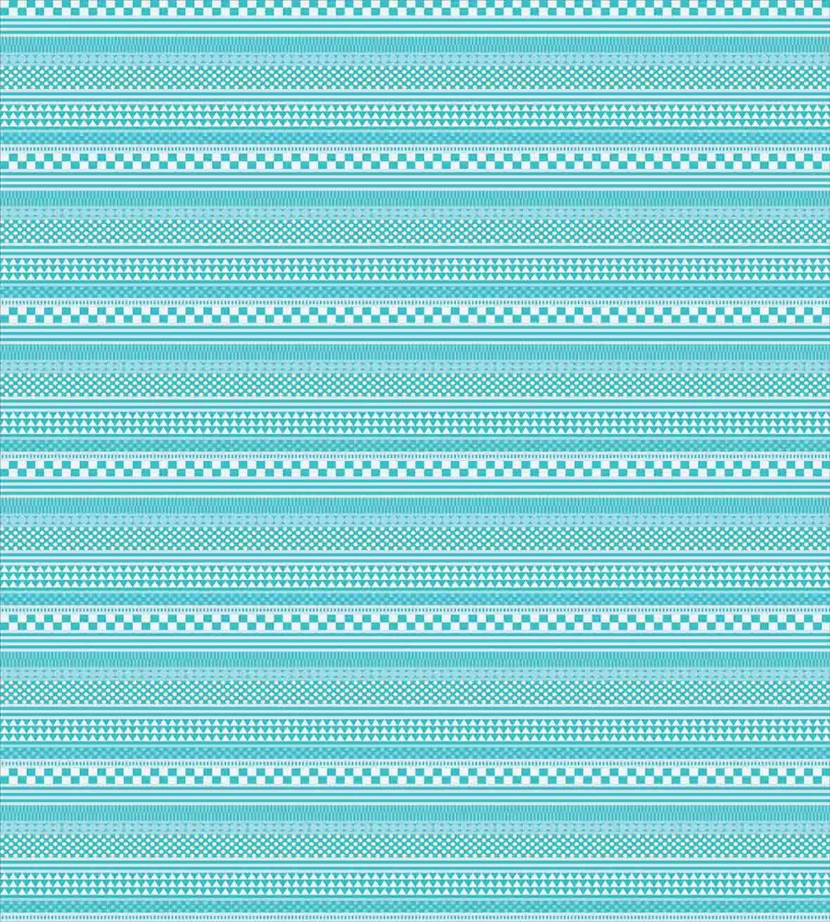 Aquatic Colored Shapes — Pattern