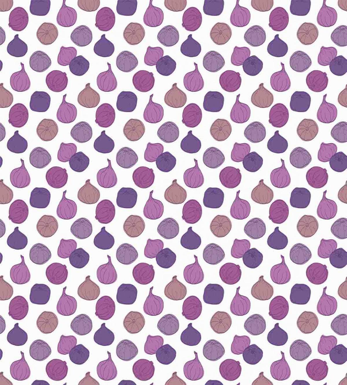 Purple Tones Figs Fruit Art — Pattern