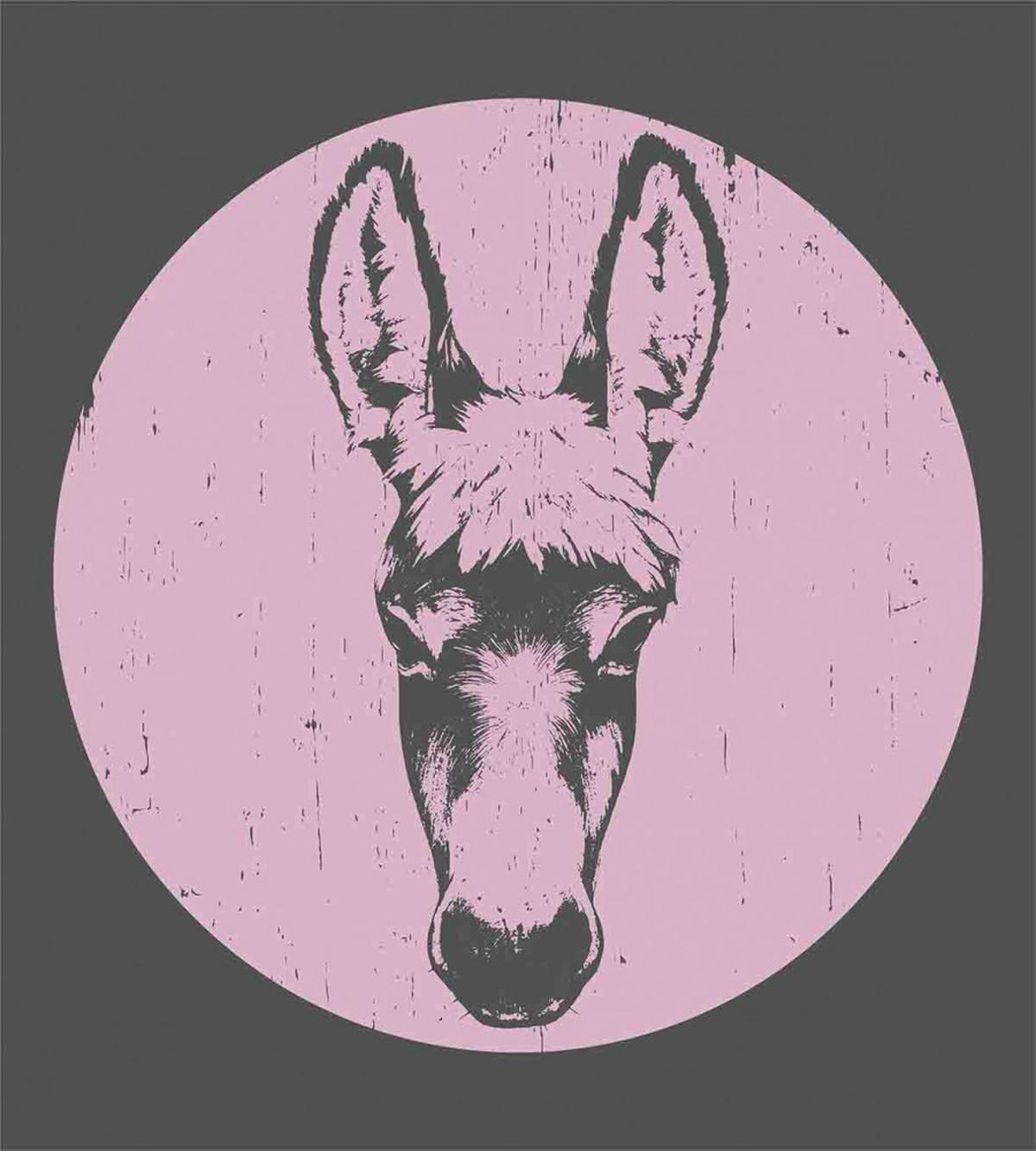 Grunge Look Animal Portrait — Pattern