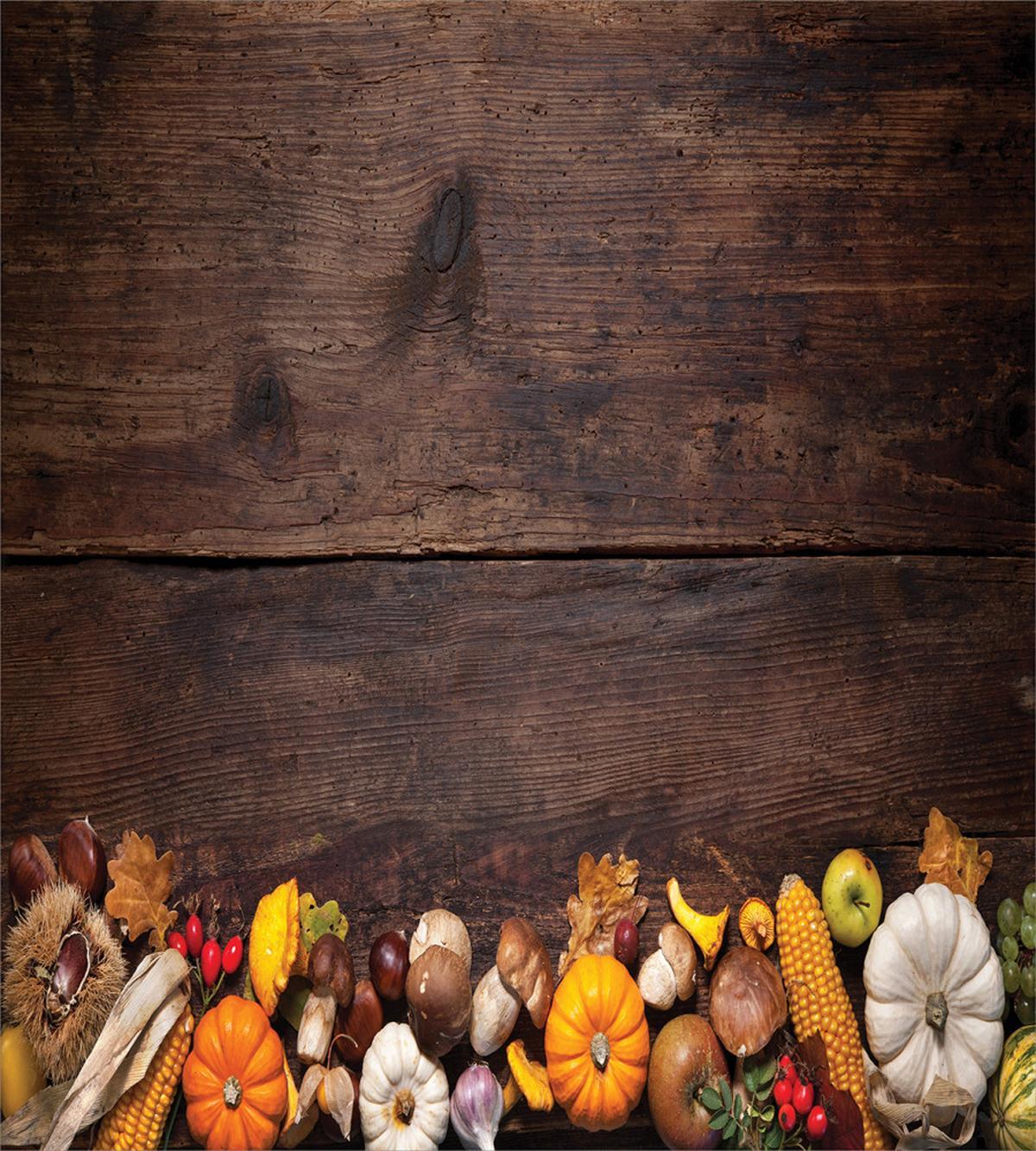Wooden Table Foods — Pattern