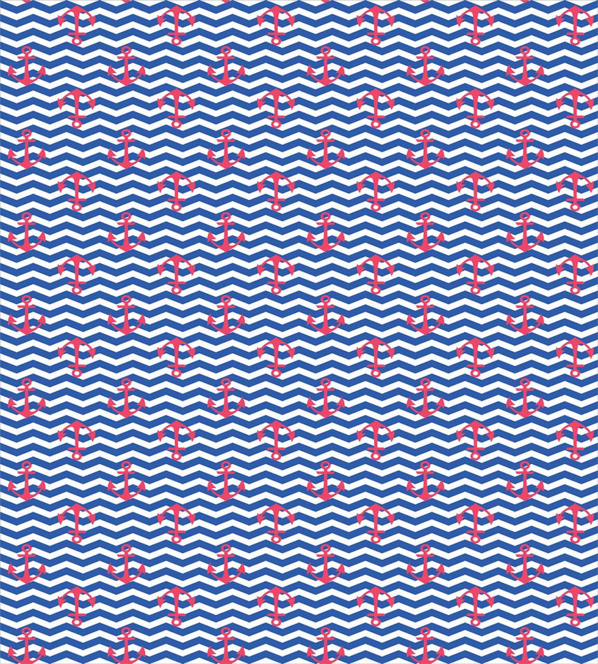 Anchors Slhouettes Waves — Pattern