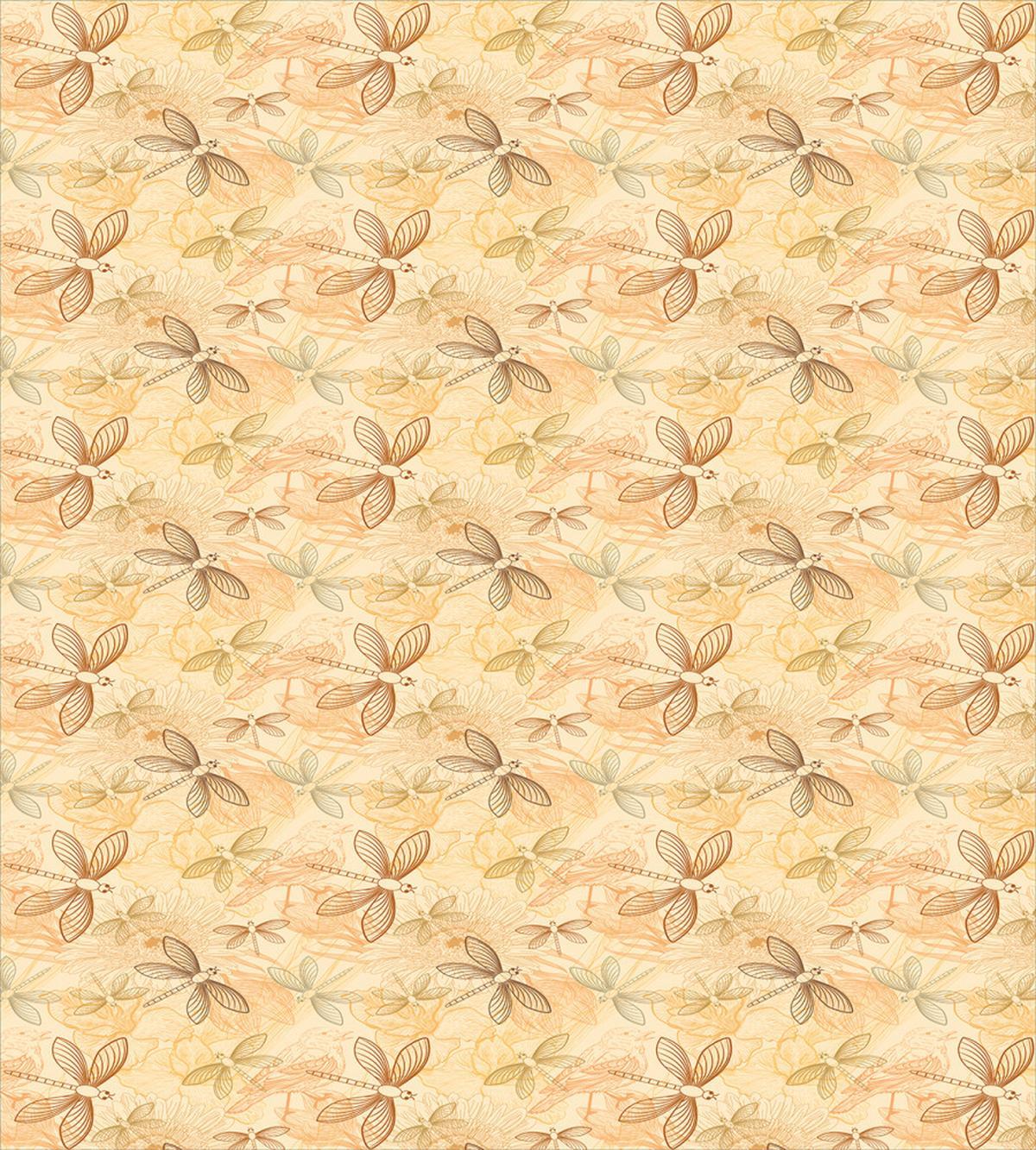 Vintage Dragonflies Bird — Pattern