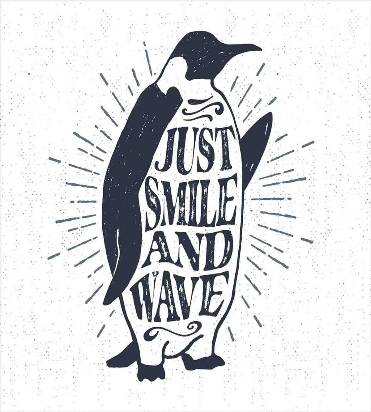 Penguin and Words — Pattern